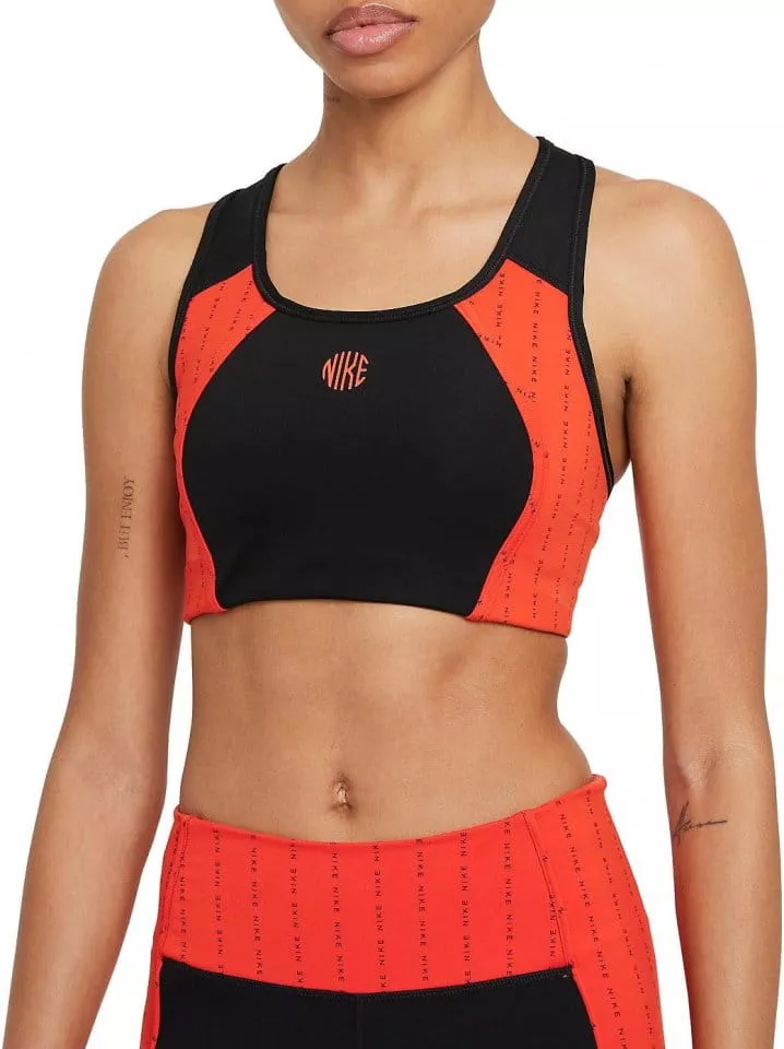 Nike Dri-FIT Swoosh Icon Clash Women’s Medium-Support 1-Piece Pad Keyhole Sports Bra