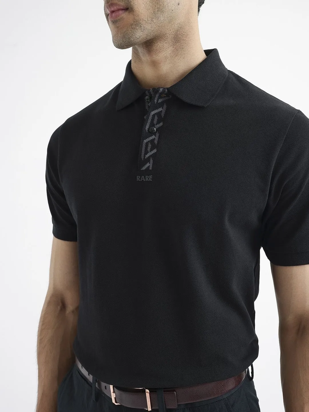 Men's Rare Rabbit Ark Regular Fit Polo Collar T-shirt