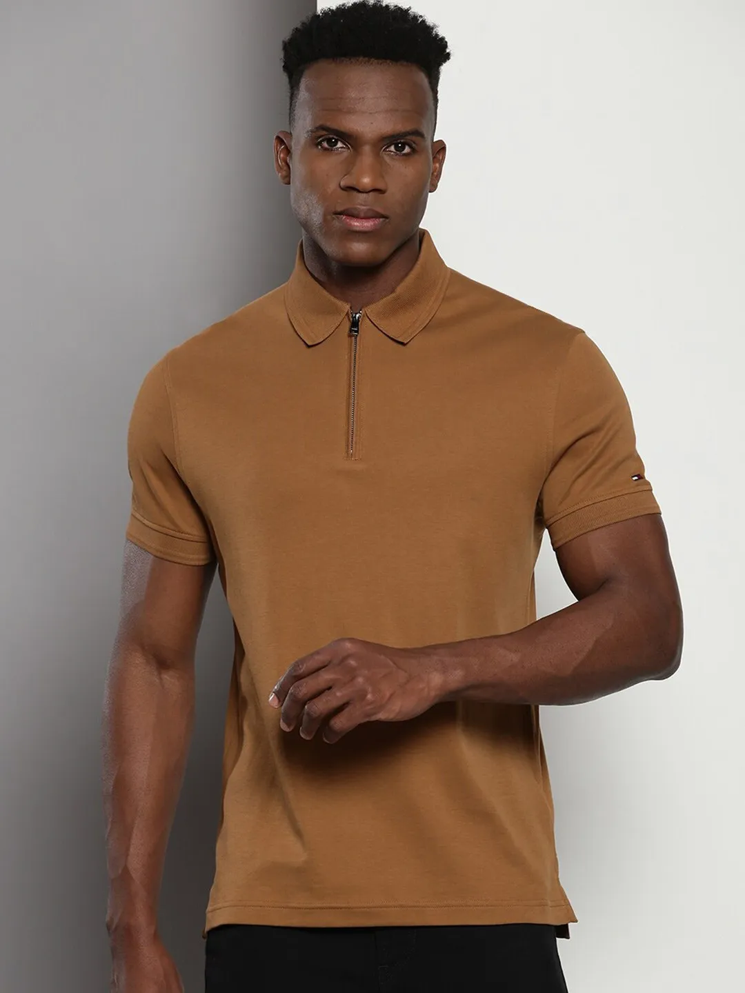 Tommy Hilfiger Slim Fit Cotton Polo Collar T-shirt