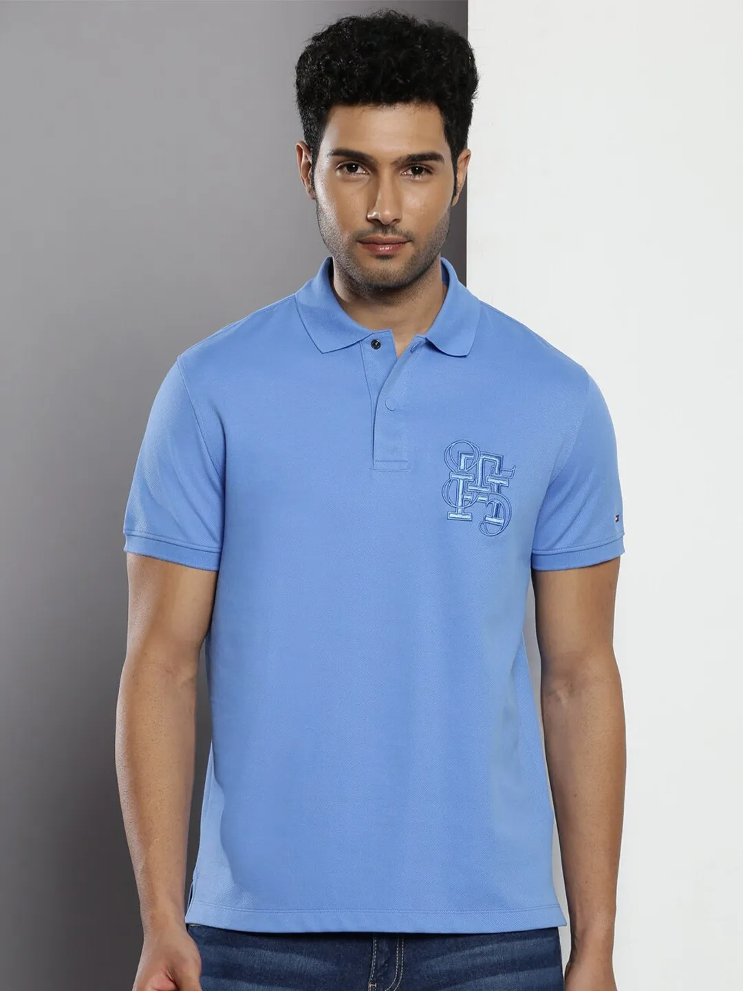 Tommy Hilfiger Polo Collar Short Sleeving T-shirt