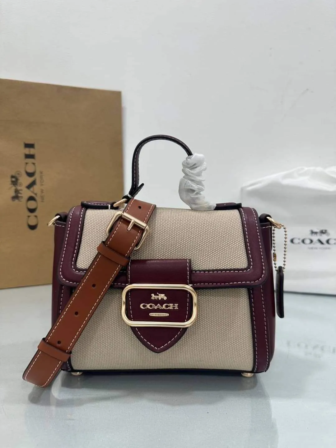 Coach Morgan Satchel Bag with Top Handle
