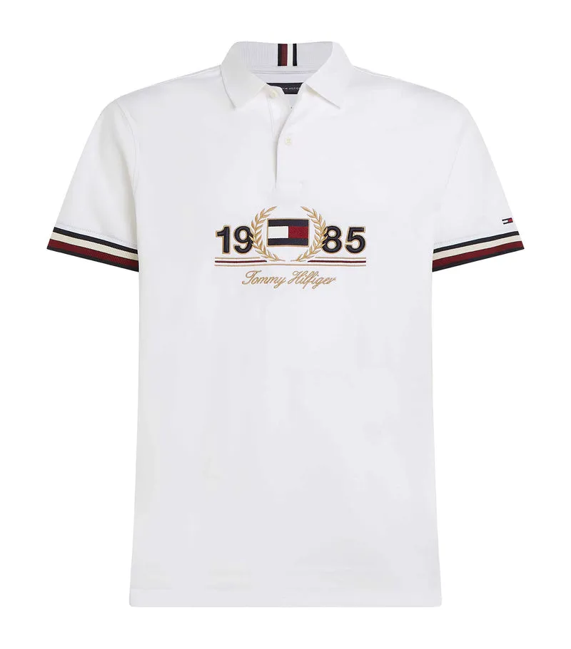 Men's Tommy Hilfiger Instant Messenger Laurel Regular Polo White Icon T-shirt