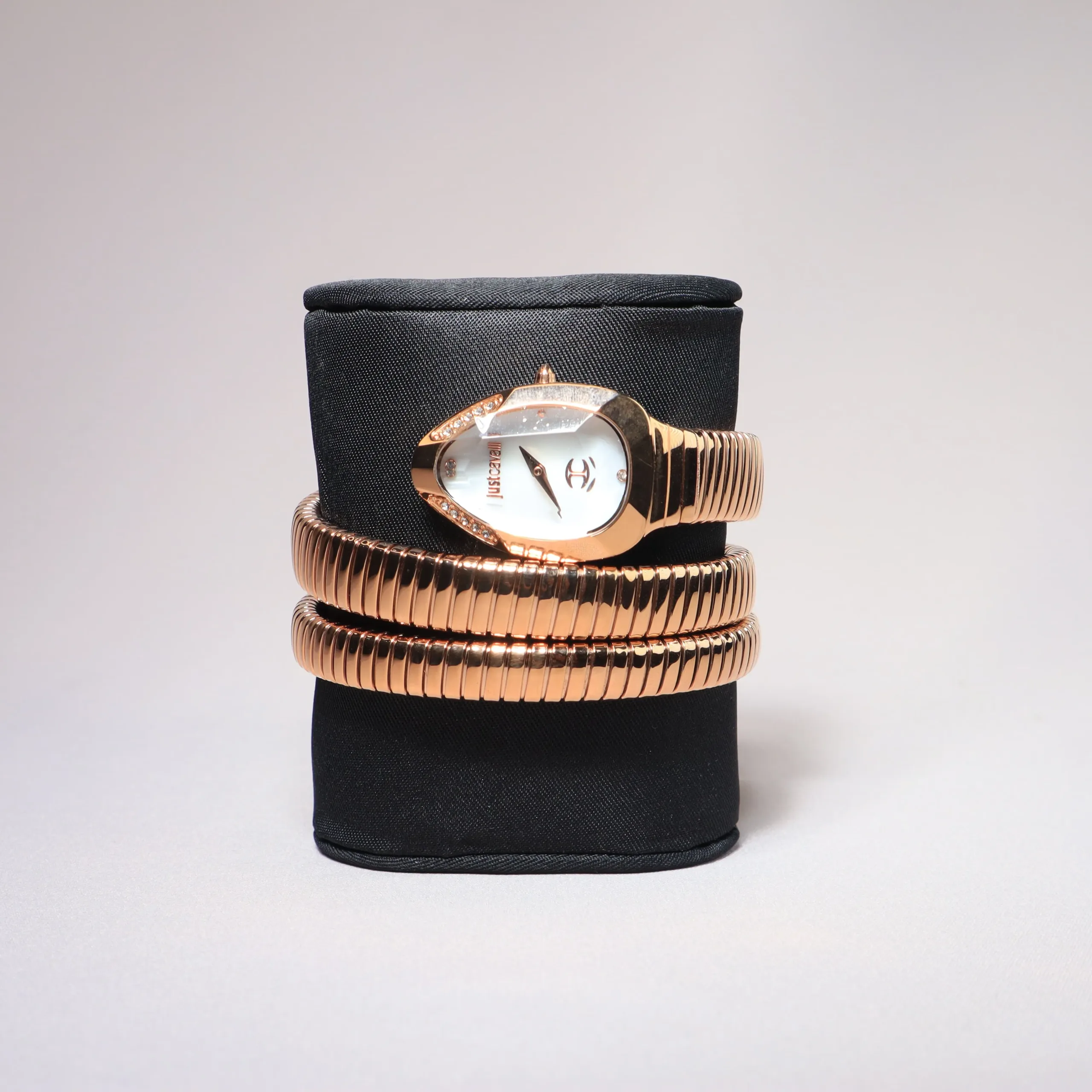 Women’s Serpente white mop dial watch JC1l209M0055 by Just Cavalli