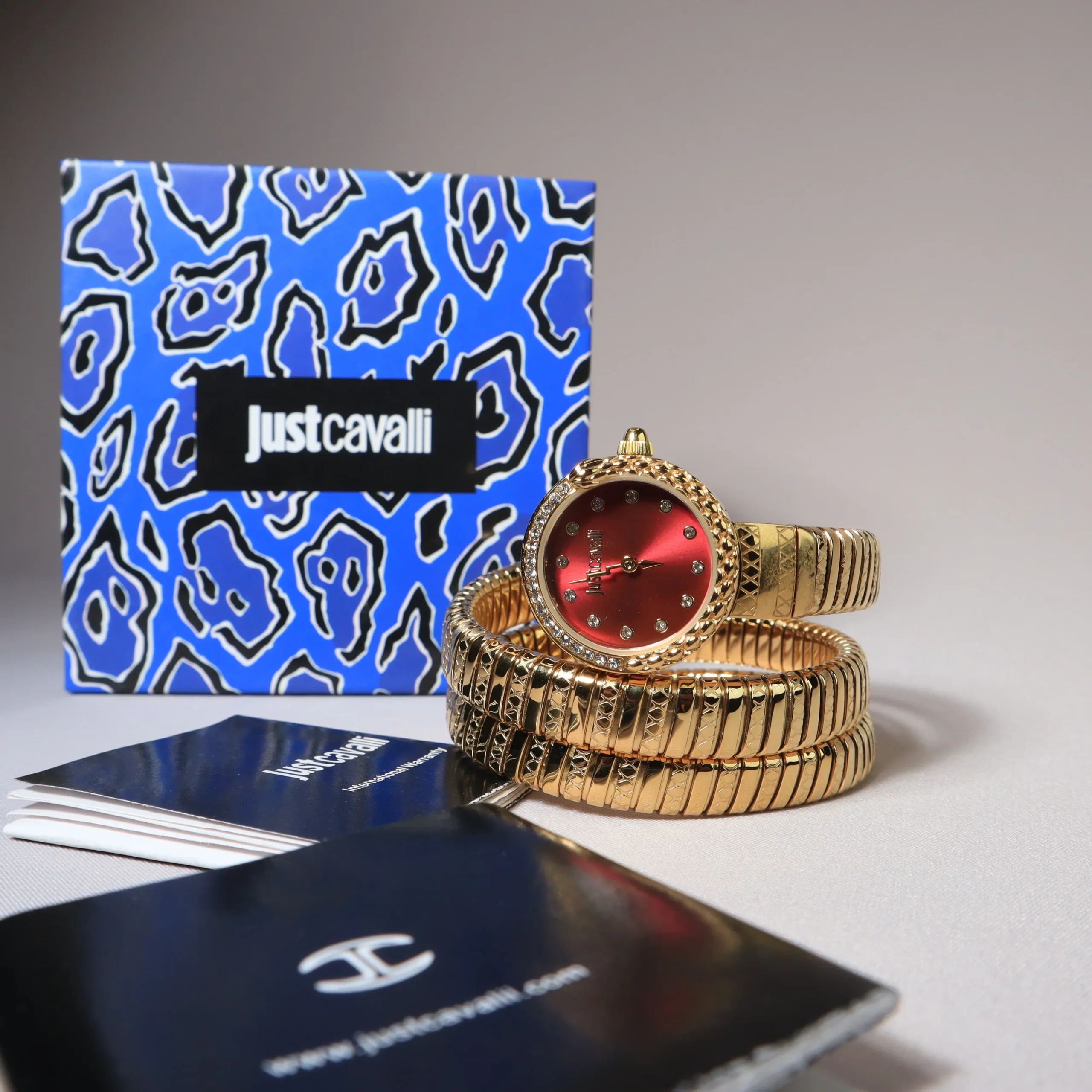 Enchanting Analog Red dial Watch for women by Just Cavalli